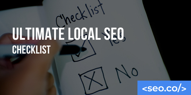Ultimate Local SEO Checklist